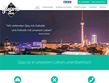 Tablet Screenshot of glasereiberlin.de